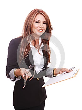 Close-up of young woman gesturing