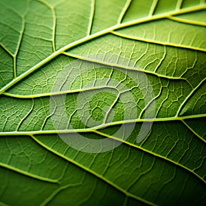 Close-up Of Zinnia Leaf: Organic Contours And Sustainable Design