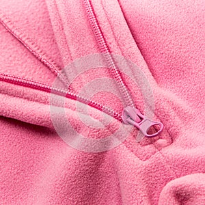 Close up zipper fleece