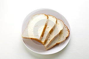 The close-ups of the sliced bread