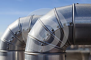 Silver ducts. photo