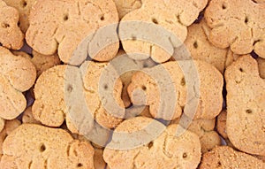 Close view of animal crackers