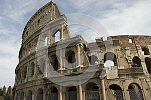 Close view of the Colosseum, Rome