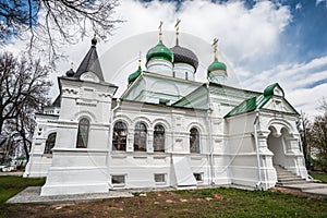 Close view of the Feodor Studit Cathedral