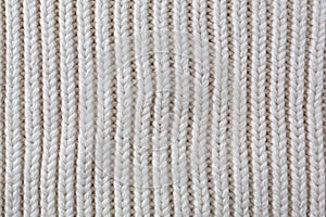 Close view of knit ribbing photo