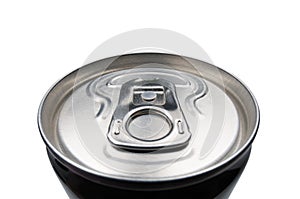 Closed aluminum can for soft drinks