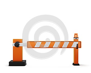 Closed barrier