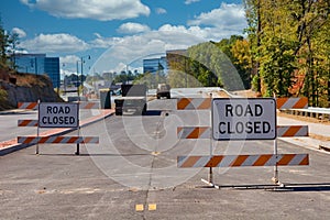 Closed Bridge Under Construction