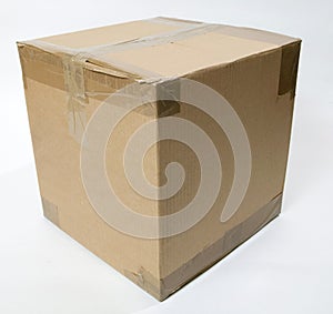 Closed Cardboard Box