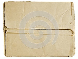 Closed cardboard box