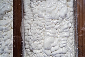 Closed cell spray foam insulation on a wall