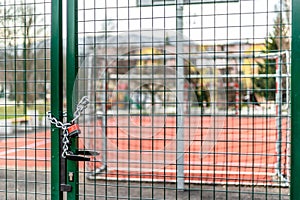 Closed children playground