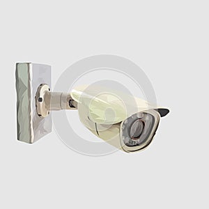 closed circuit camera isolated realistic hand drawn illustrations and vectors white background