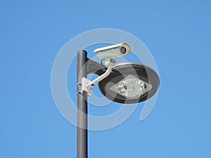 Closed Circuit Camera Located on Light Post