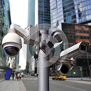 Closed circuit camera Multi-angle CCTV system. security