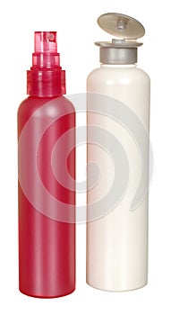 Closed Cosmetic Or Hygiene Plastic Bottle Of Gel, photo