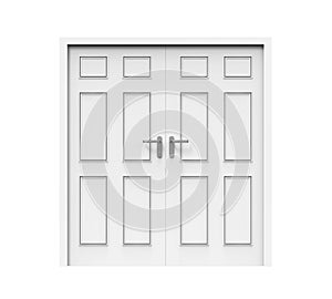 Closed Doors Isolated