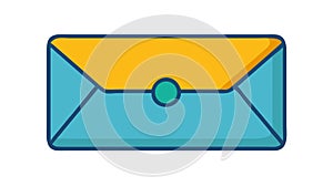 Closed Envelope Mail Communication Icon, vector design Generative AI