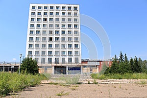 Closed factory Sibvolokno. Zelenogorsk