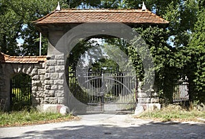 The closed gate