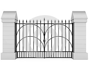 Closed Iron Gate