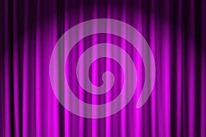 Closed purple velvet curtain - use for background