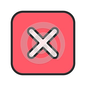 Closed Sign Icon Image.