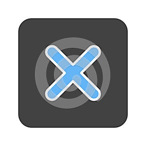 Closed Sign Icon Image.