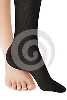 Closed toe socks. Compression Hosiery. Medical stockings, tights, socks, calves and sleeves for varicose veins and venouse therap