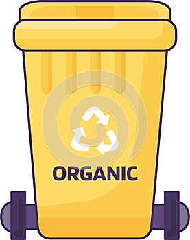 Closed Transportable Organic Waste Container