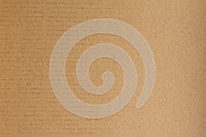 Closed up of brown cardboard paper background