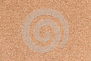 Closed up of brown color cork board texture background