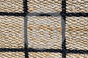 Closed Up of Paid Pattern of Basket Weave Texture