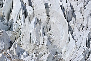 Closed up of Passu Glacier. Pakistan.