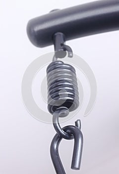 Closed-up steel hook and spring