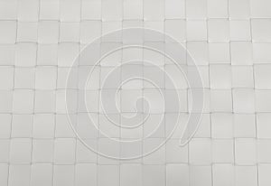 Closed Up of White Plastic Weaving Pattern