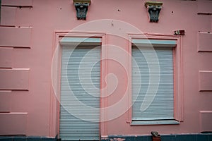 Closed windows and office doors