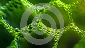 A closer look at a chloroplast the green pigmentfilled organelle found in plants that helps with photosynthesis. .