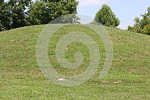 Closer look of the serpent mound