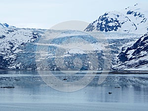 Closer View of Reid Glacier, Glacier Bay National Park