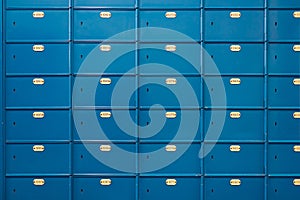 closet with post office boxes