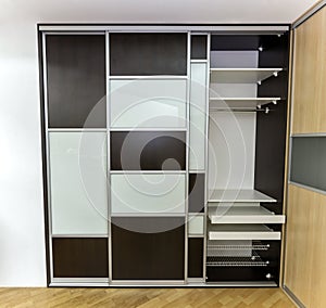 Closet with sliding doors