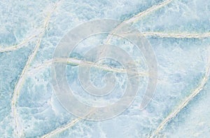 Closeup surface abstract marble pattern at the blue marble stone floor texture background