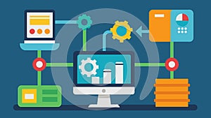 A closeup of an advanced ytics software using advanced algorithms to predict and optimize the flow of materials