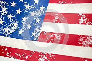 Closeup of american USA flag, , united states of america