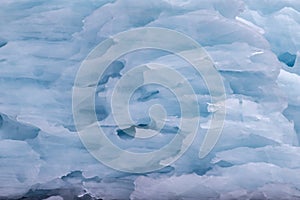 Closeup of an arctic Iceberg