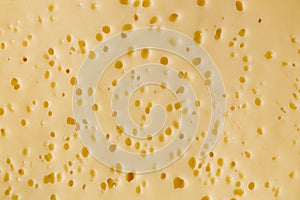 Closeup, background and texture solid of cheese