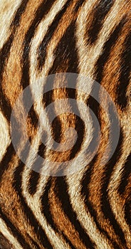 Beautiful Tiger fur background texture