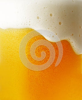 Closeup of beer