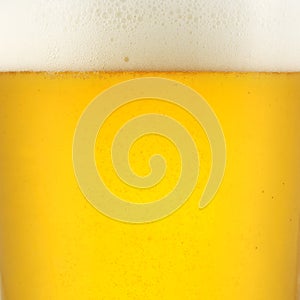 Closeup of beer